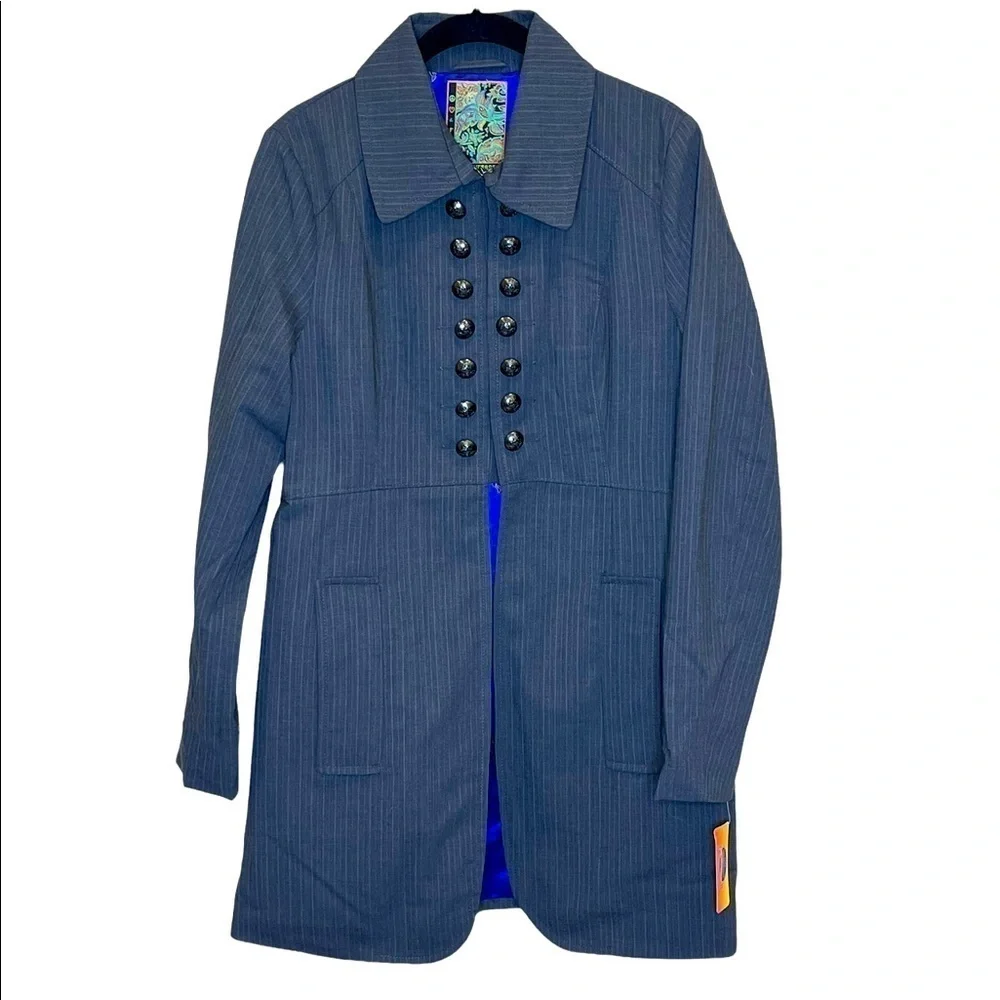 TWO OLD‎ HIPPIES-2OH Gray Striped Jacket
